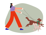 Imagen ventajas AXA seguros perros. Para todos los cuidadores